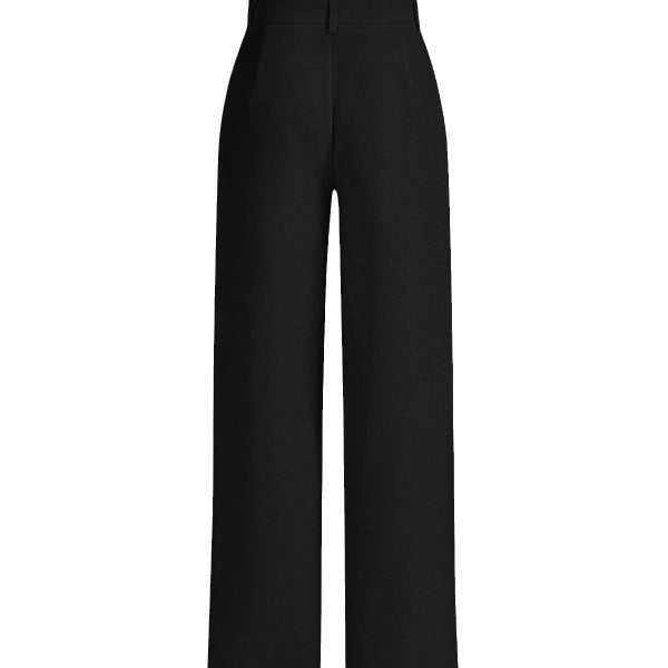 High Waist Drooping Wide Leg Pants