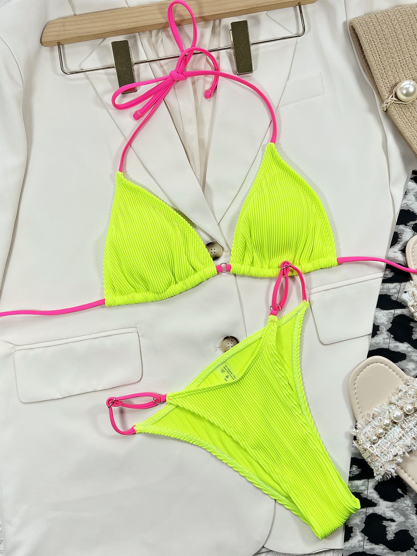 European And American Swimsuit Sexy Split Bikini Swimsuit