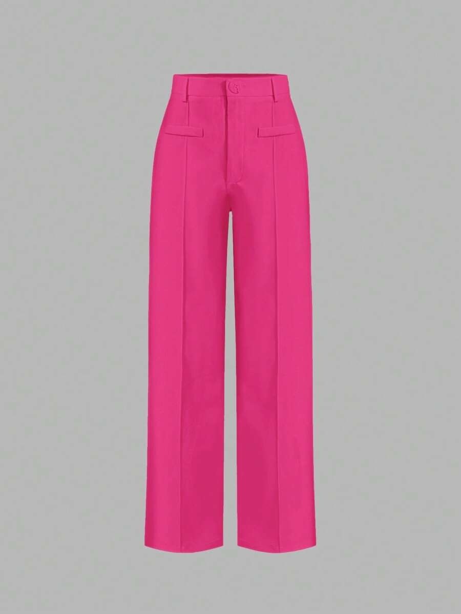 High Waist Drooping Wide Leg Pants